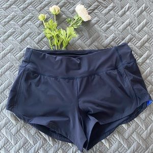 Navy Lululemon shorts